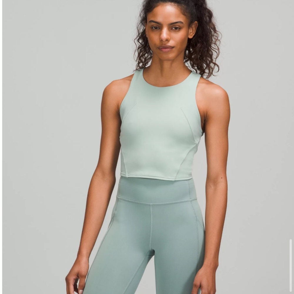 Lululemon Invigorate Training Tank Top - Size 10 - Silver Blue